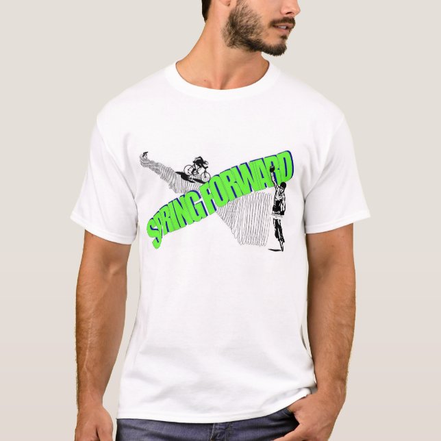 Frühling schicken Einladungs nach T-Shirt (Vorderseite)