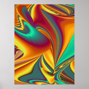 Frühling Sommer Herbst Blumen Magie Poster