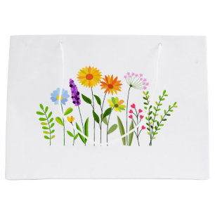 Frühling Sommer Wildblumen Große Geschenktüte