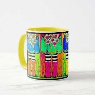 Frühling und Frühling, April-Duschen Tasse