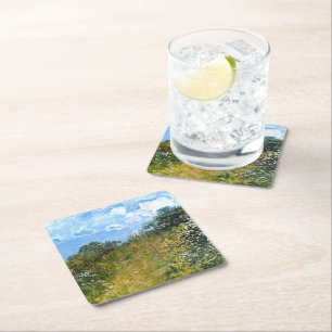 Frühling von Claude Monet Rechteckiger Pappuntersetzer