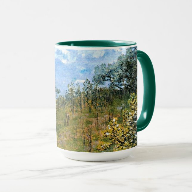 Frühling von Claude Monet Tasse (VorderseiteRechts)
