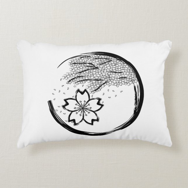 Frühling-Wappen Dekokissen (Vorderseite)