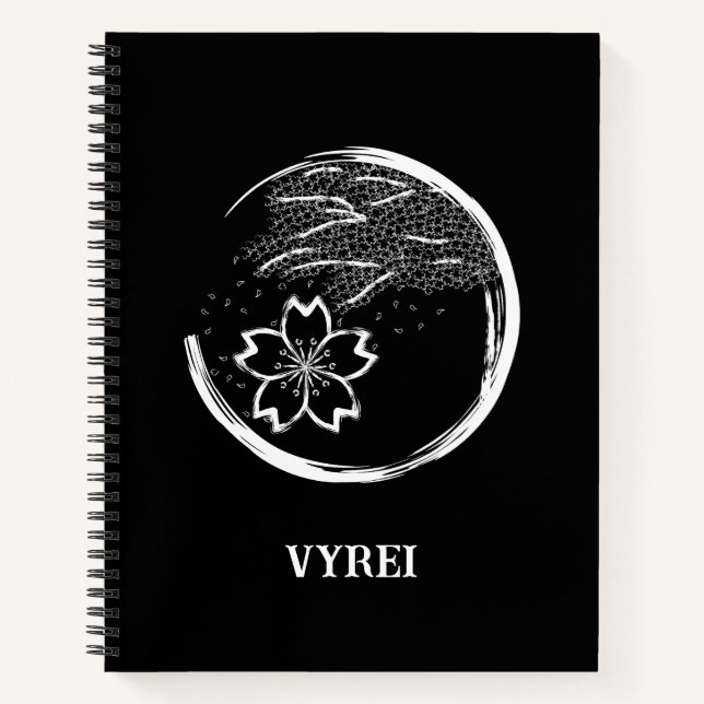 Frühling-Wappen Notizbuch (Vorderseite)