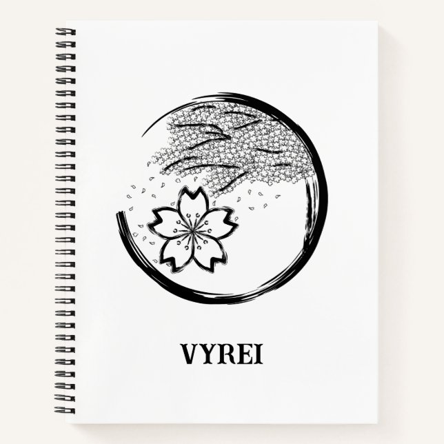 Frühling-Wappen Notizbuch (Vorderseite)