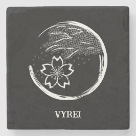 Frühling-Wappen Steinuntersetzer