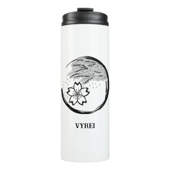 Frühling-Wappen Thermosbecher (Vorderseite)