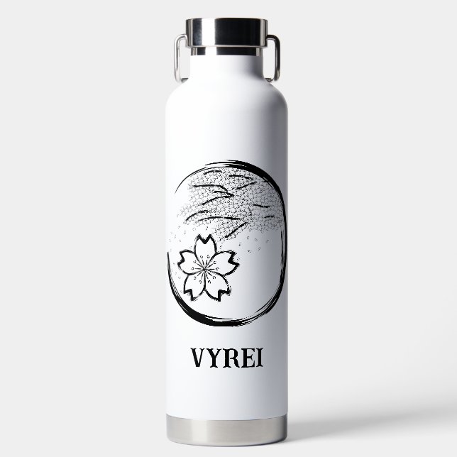 Frühling-Wappen Trinkflasche (Vorderseite)