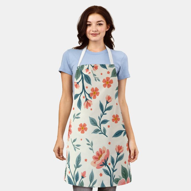 Frühling wieder schürze (Getragen)