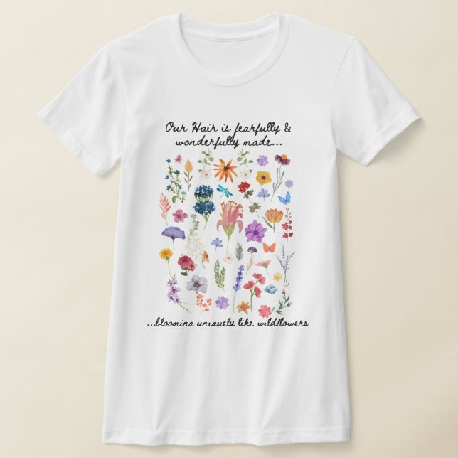 Frühling Wildblumen Schwarze Haare Würdigung Tee (Ablage )