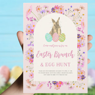 Frühlingbrunch zu Ostern und Ostereiersuche Einladung