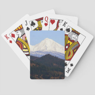 Frühlingmorgen auf Mount Lassen.. Spielkarten