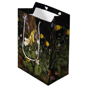 Frühlings-alpine Wildblume-Blumen-Geschenk-Tasche Mittlere Geschenktüte