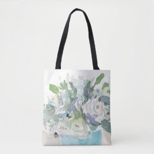Frühlings-Anordnung - Aquarell-Blumenstrauß Tasche