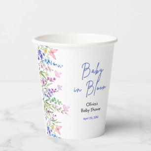 Frühlings-Baby-Party 'Baby in Bloom' Pappbecher