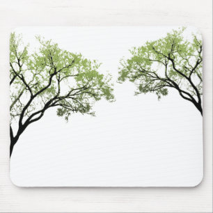 Frühlings-Bäume Mousepad