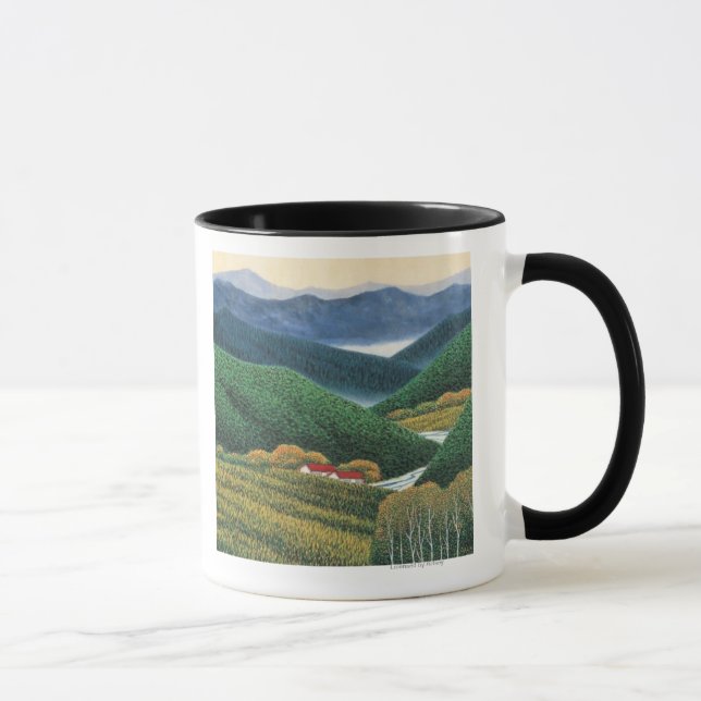 Frühlings-Berge Tasse (Rechts)