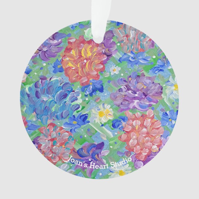 Frühlings-Bling-Ornamente Ornament (Vorderseite)