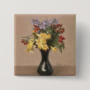 Frühlings-Blumen, 1869 (Öl auf Leinwand) Button