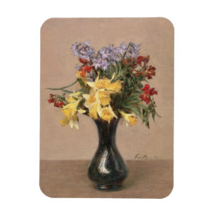 Frühlings-Blumen, 1869 (Öl auf Leinwand) Magnet