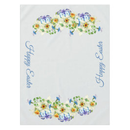 Frühlings-Blumen fröhliche Ostern Tischdecke