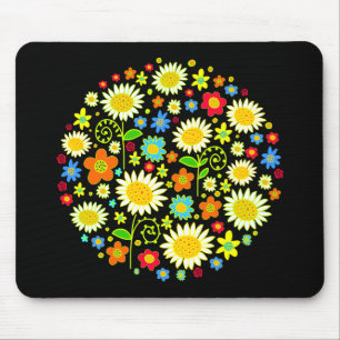 Frühlings-Blumen Mousepad
