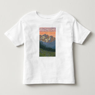 Frühlings-Blumen - Yellowstone Nationalpark Kleinkind T-shirt