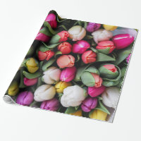 Frühlings-Blumenstrauß der bunten Tulpe-Blüte