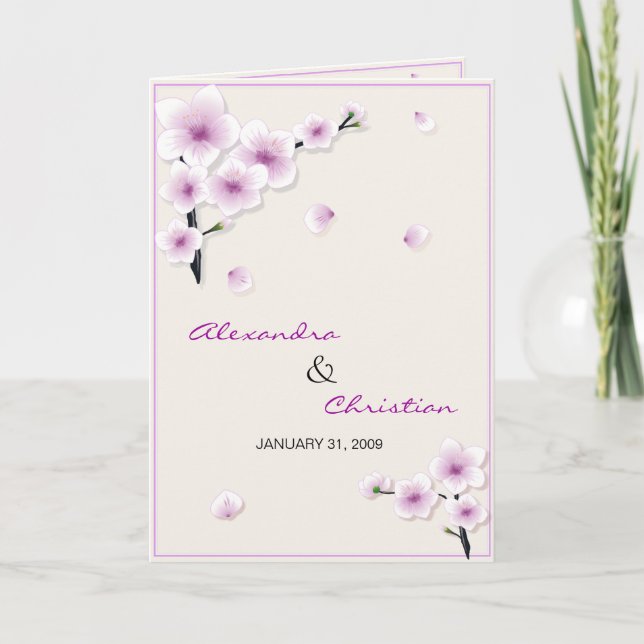 Frühlings-Blüten-Hochzeits-Einladungs-Mitteilung Einladung (Vorderseite)