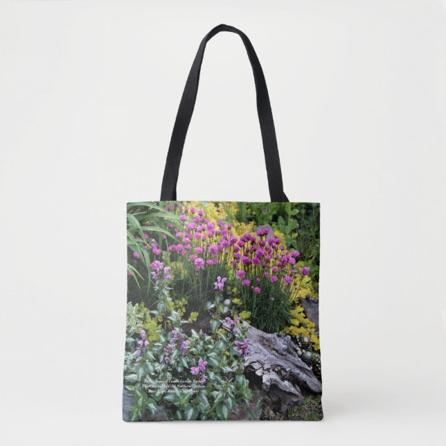Frühlings-Bodendecke-Garten-Grenze Tasche (Vorderseite)