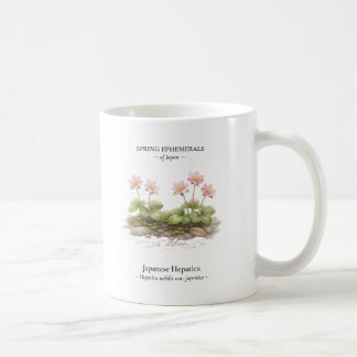 Frühlings-Ephemeriden Japans – Japanische Leberblu Kaffeetasse
