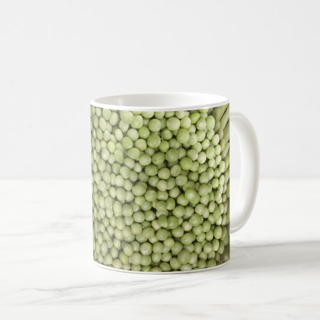 Frühlings-Erbse-Tasse Kaffeetasse (VorderseiteRechts)