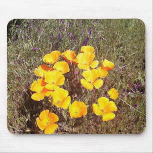 Frühlings erster Kuss ~ Kalifornien Poppies Mousepad
