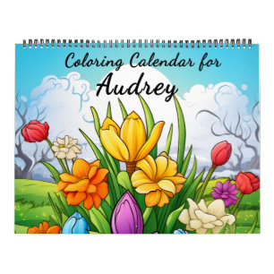 Frühlings-Erwachsenen-Malender-Kalender Kalender