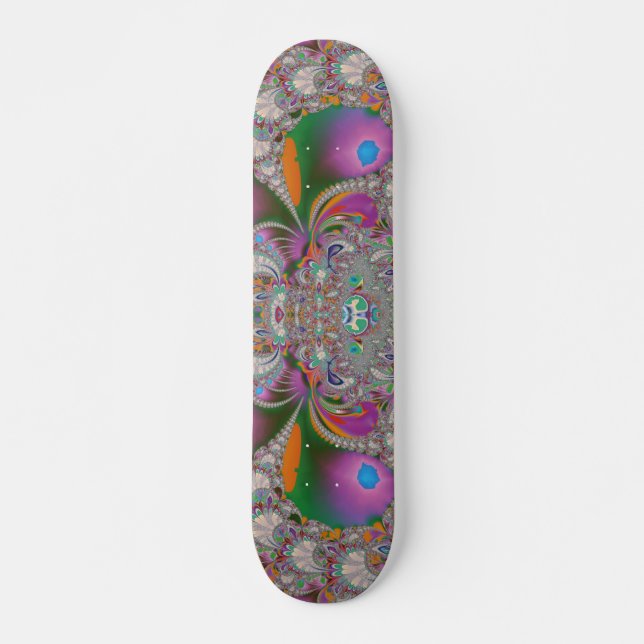 Frühlings-Eule Skateboard (Vorne)