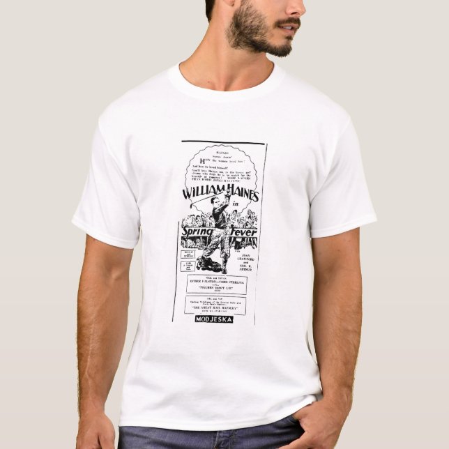Frühlings-Fieber-Anzeigen-Shirt 1927 Williams T-Shirt (Vorderseite)