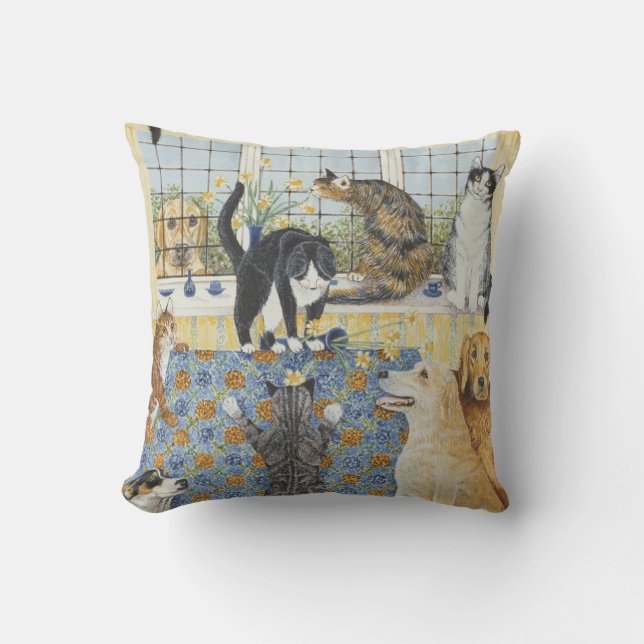 Frühlings-Fieber Kissen (Vorderseite)