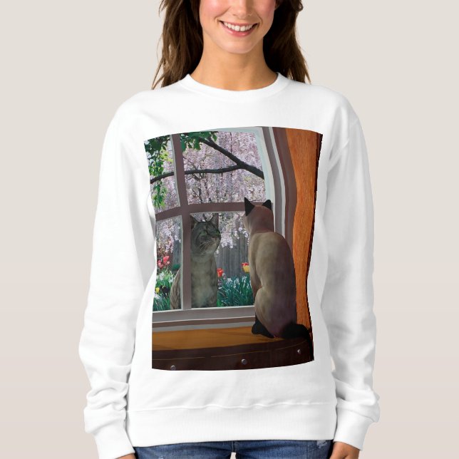 Frühlings-Fieber Sweatshirt (Vorderseite)