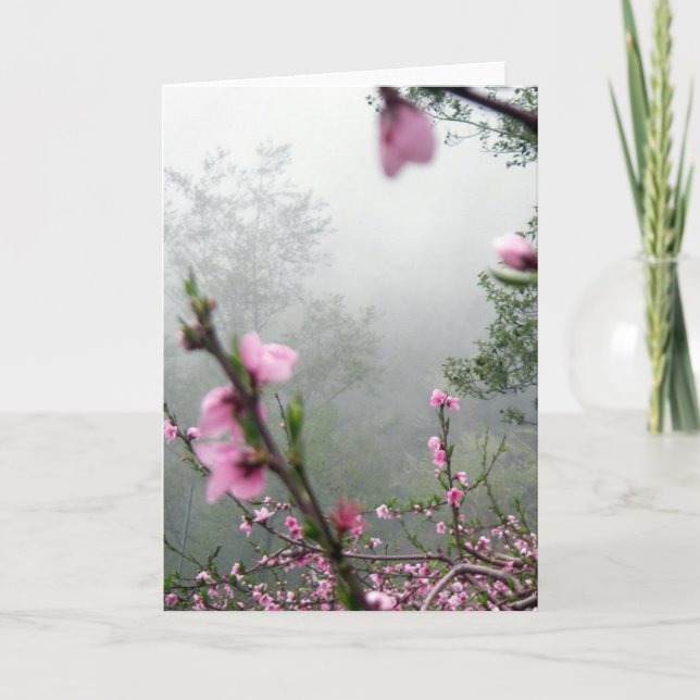 Frühlings-Harmonie-Gruß-Karte Karte (Vorderseite)