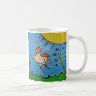 Frühlings-Huhn-Morgen-Tasse Kaffeetasse