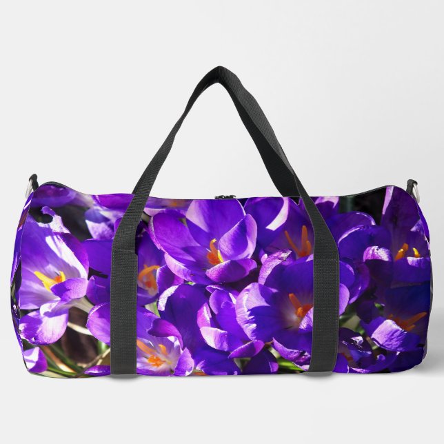 FRÜHLINGS-KROKUS DUFFLE BAG (Vorderseite)