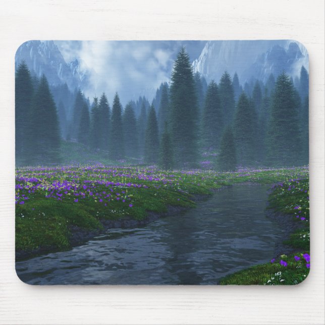 Frühlings-Nebenfluss Mousepad (Vorne)