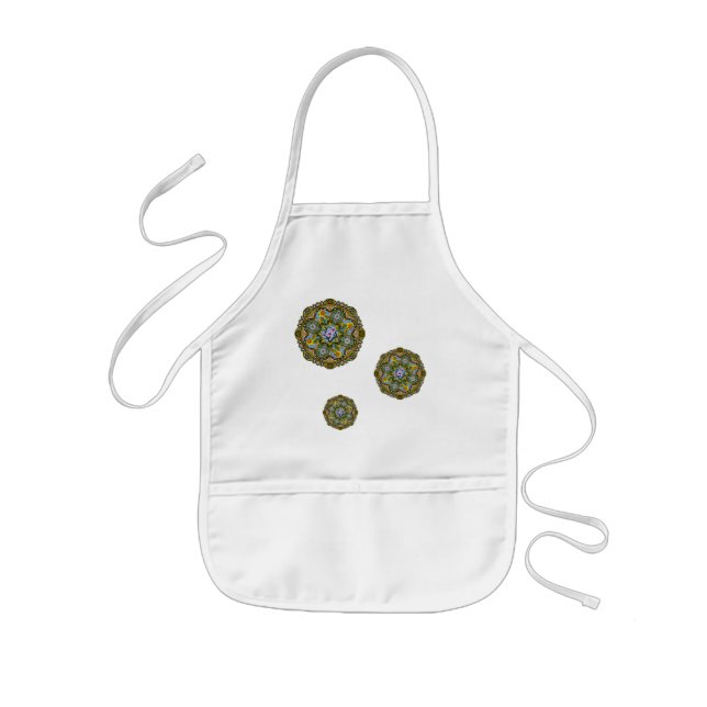 Frühlings-Nouveau-Schürze Kinderschürze (Vorne)