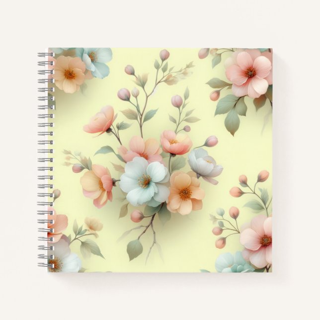 Frühlings-Osterblumen Notizbuch (Vorderseite)