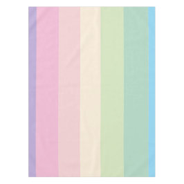 Frühlings-Pastell-Farbschema Tischdecke