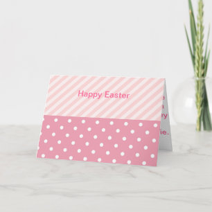 Frühlings-rosa Muster Feiertagskarte