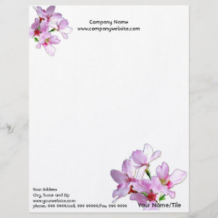 Frühlings-Sakura/Rosa Kirschblüten Briefbogen