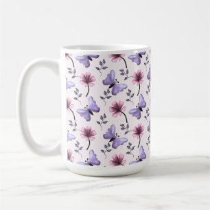 Frühlings-Schmetterling-Blumengeschenk Kaffeetasse