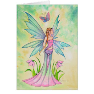Frühlings-Schmetterlings-Fee Fantasy-Kunst