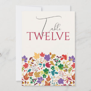 Frühlings-Senf-Wiesen-Blumen-Hochzeitstisch-Nummer Einladung